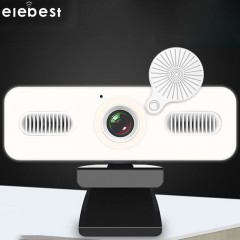Webcam HD avec microphone et de lumière de remplissage(Ringlight)