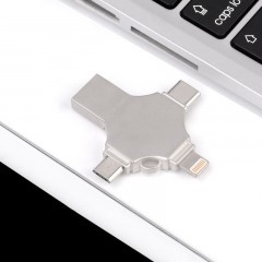 Clé USB-OTG en métal pour IOS/Android/type-c/USB