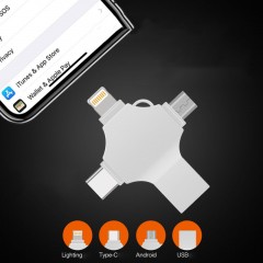 Clé USB-OTG en métal pour IOS/Android/type-c/USB