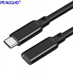 Câble d'extension Type-c USB3.2 noir