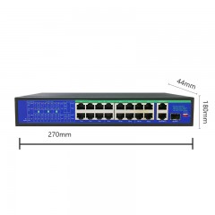 WEISJ Commutateur réseau 16+2 voies 24V