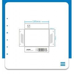 Commutateur POE intelligent Gigabit 8+2 ports électriques