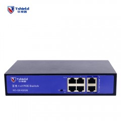 Huashidun Commutateur 100 mégaoctets 4+2 POE