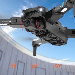 Quadcopter Drone de photographie aérienne  avec poignée de télécommande pliable compatible Android et iOS