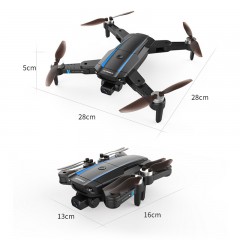 Quadcopter Drone de photographie aérienne  avec poignée de télécommande pliable compatible Android et iOS