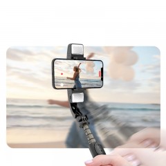 Perche de selfie Bluetooth avec trépied et double éclairage LED