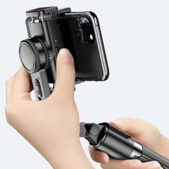 Stabilisateur intelligente de téléphone portable perche selfie réglable
