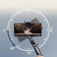 Stabilisateur intelligente de téléphone portable perche selfie réglable