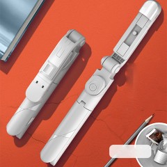 Perche Selfie Bluetooth pliant avec lumière de remplissage