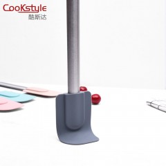 Spatule en silicone et manche en acier inoxydable et tête