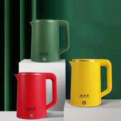 Bouilloire électrique en acier inoxydable à thermostat 2.3L