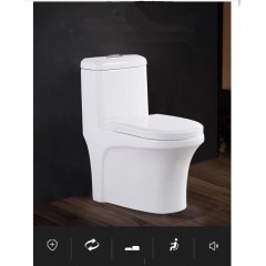 WC en céramique émaillée