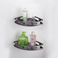 Ensemble de 6 piècesde quincaillerie pour salle de bain ( 2 portes de serviette +2*étagères douche+1*porte du papier de toilette+1*porte-brosse WC)  Aluminium