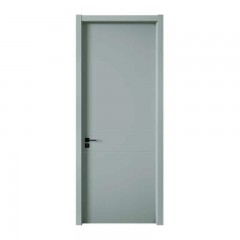 Porte intérieure avec peinture de couleur unie