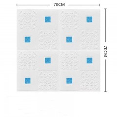 Papier adhésif pour les murs en 3D étanche et respectueux de l'environnement