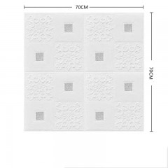 Papier adhésif pour les murs en 3D étanche et respectueux de l'environnement