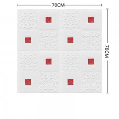 Papier adhésif pour les murs en 3D étanche et respectueux de l'environnement