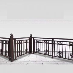 Garde-corps en alliage d'aluminium pour balcon jardin