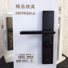 Serrure de poignée de la porte avec noyau de cuivre pur en alliage de zinc