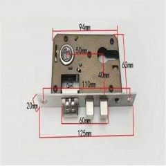 Serrure de porte en acier inoxydable intérieur silencieux
