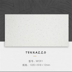 Plancher de sol stratifié imitation terrazzo commercial classe E1