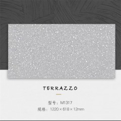 Plancher de sol stratifié imitation terrazzo commercial classe E1
