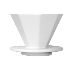 Tasse de filtre à café à la main Tasse de filtre à goutte en céramique octogonale épaissie en V