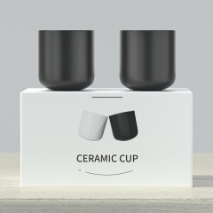 Tasse à café en céramique épaissie paire de tasses