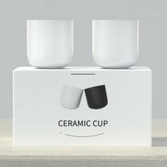 Tasse à café en céramique épaissie paire de tasses