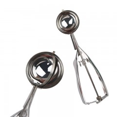 Cuillère à crème glacée cuillère à boule pour des fruits en acier inoxydable