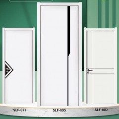 Portes d'intérieur peintes en blanc
