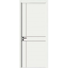 Portes d'intérieur peintes en blanc