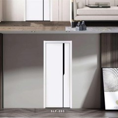 Portes d'intérieur peintes en blanc