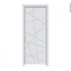 Portes d'intérieur peintes en blanc