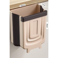 Poubelle en plastique sans couvercle mural extensible