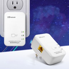 7inova Extension de rooter Prise CPL 500mbps transmission réseau de haute vitesse