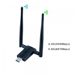 Thinkmart transmetteur carte réseau sans fil double fréquence USB 3.0 1200 Mbps