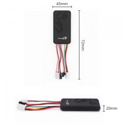 Deaoke GT06 véhicule et moto GPS localisateur alarme de survitesse, Sos, compatible Android-IOS