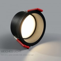 Plafonnier encastré spot à led éclairage 60° grand angle
