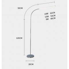 lampadaire LED avec gradation et tonalité de couleur