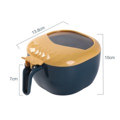 Set de boîte de vinaigrette 4 compartiments avec couvercle