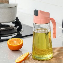 Pot d'huile en verre avec échelle Ouverture et fermeture automatiques par gravité