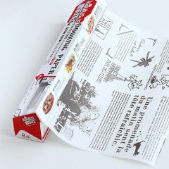 MTAM papier huile de silicone en pâte de bois brut antiadhésif et résistant aux hautes températures