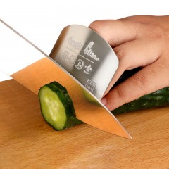 Accesoire de protection  des doigts en acier inoxydable pour decoupe  de legumes
