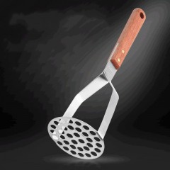 Royeur de pommes de terre en purée Acier inoxydable poignée anti-échaudage en bois