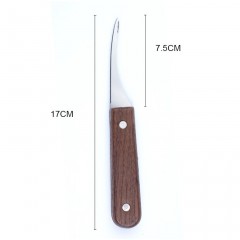 Couteau avec manche en bois 17cm