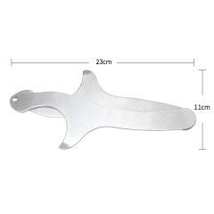 Coupe-oursin en acier inoxydable avec clip 179g