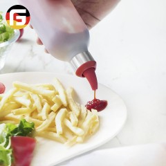 Bouteille de vinaigrette ou Ketchup en plastique TPR  450ml
