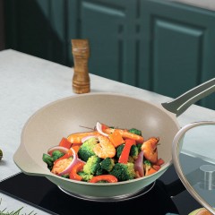 Wok multifonction antiadhésif