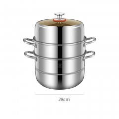 Casserole avec cuisson à vapeur